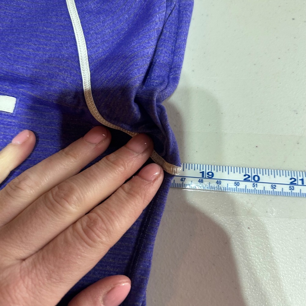 Lululemon Weightless LS Top Purple Heathered Bruise Berry Purple Size 6 - Picture 7 of 7